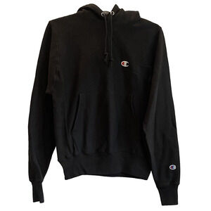 Champion Men XS Pullover Hoodie Black Reverse Weave 🔥NEW🔥Heavyweight